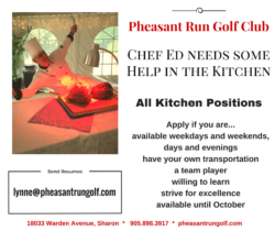 Chef Ed Needs help in the kitchen